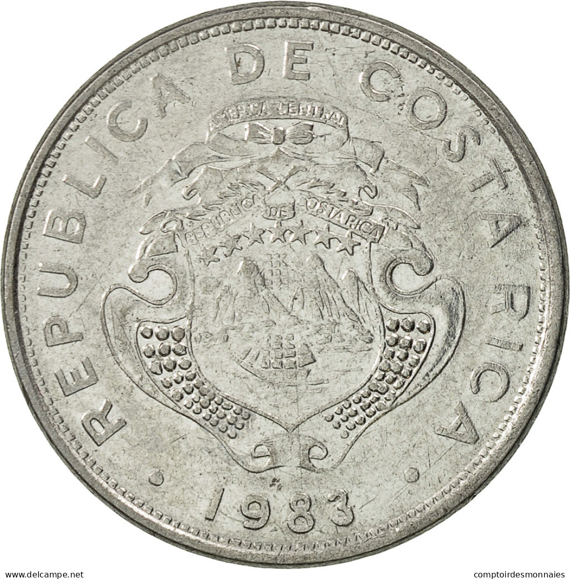 Monnaie, Costa Rica, Colon, 1983, TTB+, Stainless Steel, KM:210.1 - Costa Rica