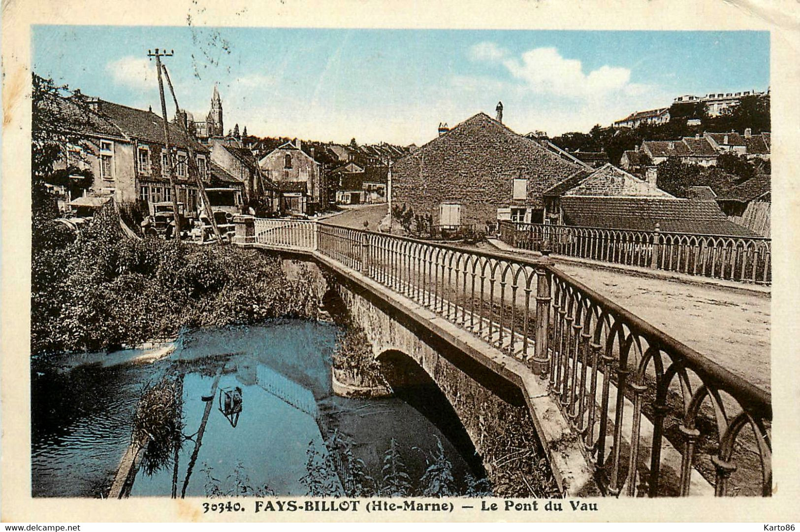 Fayl Billot * Un Coin Du Village Et Le Pont Du Vau - Fayl-Billot