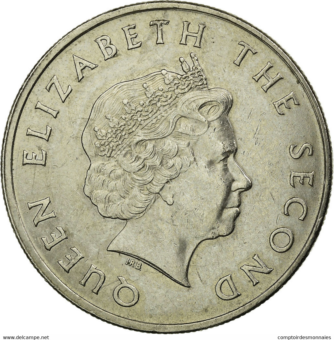 Monnaie, Etats Des Caraibes Orientales, Elizabeth II, 25 Cents, 2002, British - East Caribbean States