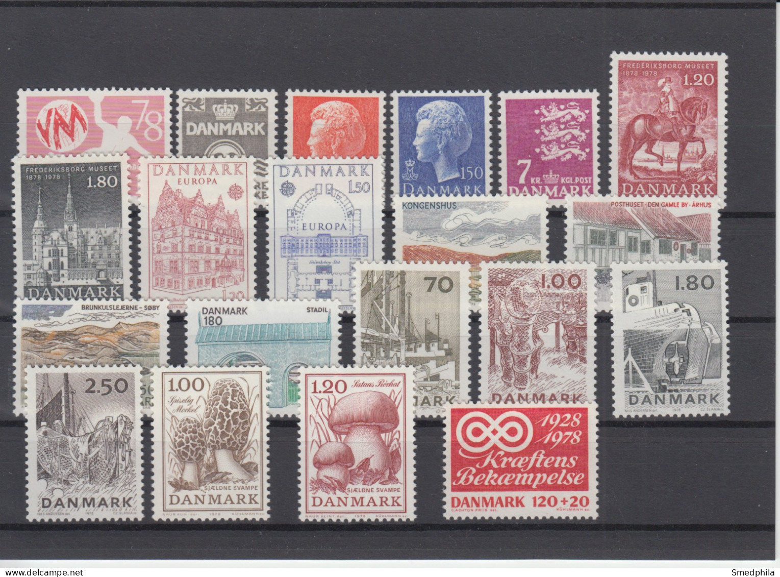 Denmark 1978 - Full Year MNH ** - Full Years