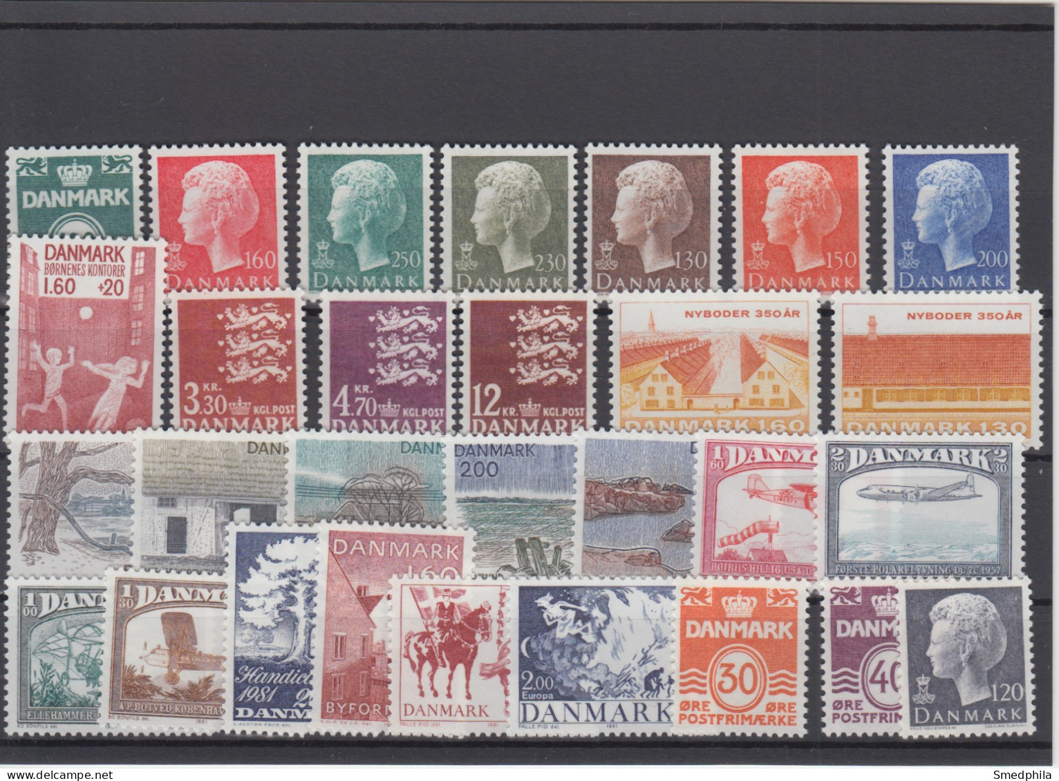 Denmark 1981 - Full Year MNH ** - Ganze Jahrgänge