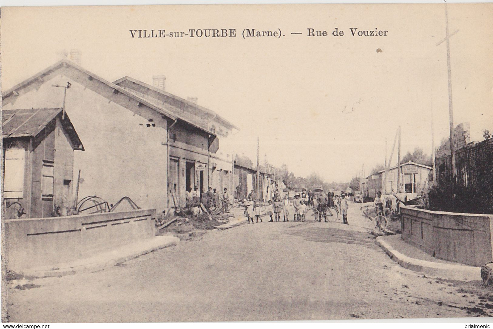 VILLE Sur TOURBE  Rue De Vouzier - Ville-sur-Tourbe