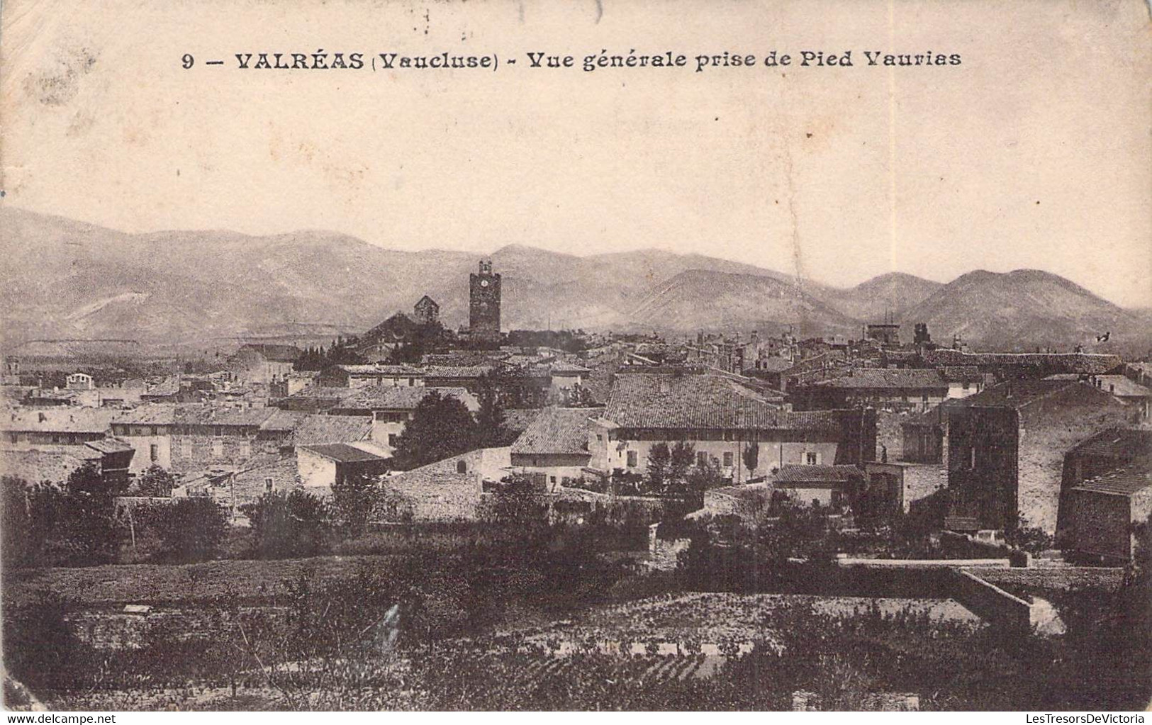 CPA - 84 - Valréas - Vue Générale Prise De Pied Vauvias - Valreas