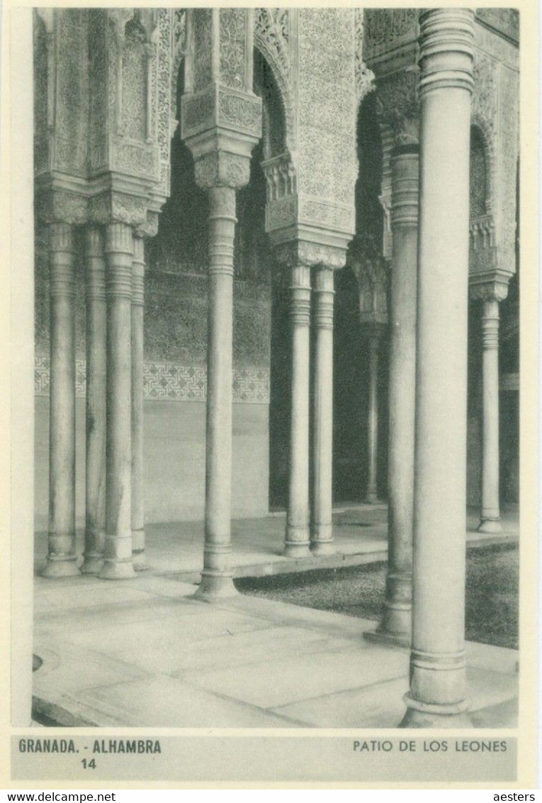 Granada; Alhambra. Patio De Los Leones - Not Circulated. (A. L. G.) - Granada