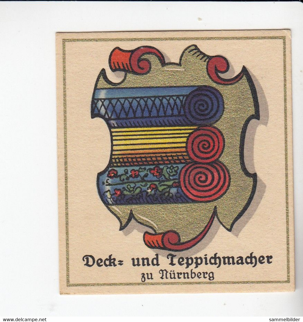 Aurelia Deutsche Zunftwappen  Deck Und Teppichmacher  Zu Nürnberg  Bild # 65 Von 1935 - Verzamelingen & Kavels