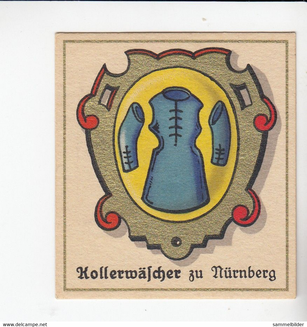 Aurelia Deutsche Zunftwappen Kollerwäscher    Zu Nürnberg  Bild # 70 Von 1935 - Colecciones Y Lotes