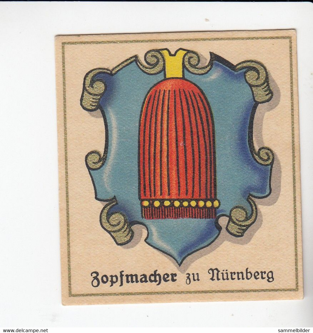 Aurelia Deutsche Zunftwappen Zopfmacher   Zu Nürnberg  Bild # 73 Von 1935 - Collections & Lots
