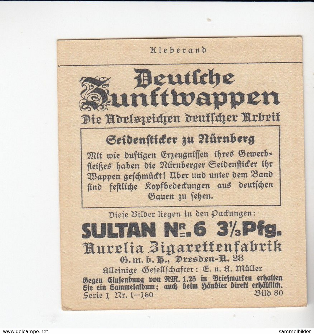 Aurelia Deutsche Zunftwappen Seidensticker  Zu Nürnberg  Bild # 80 Von 1935 - Collections & Lots