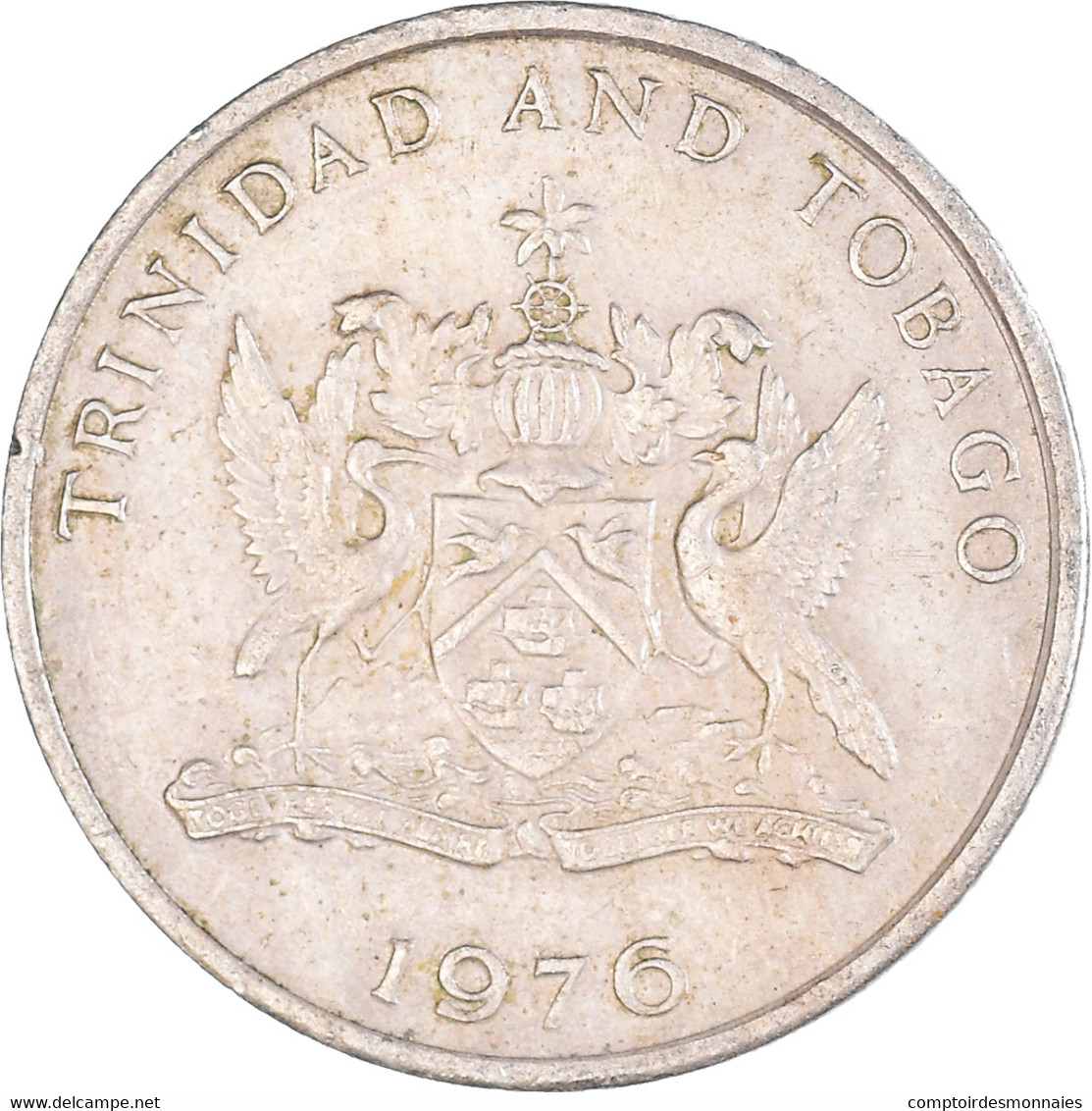 Monnaie, Trinité-et-Tobago, 25 Cents, 1976 - Trinidad En Tobago