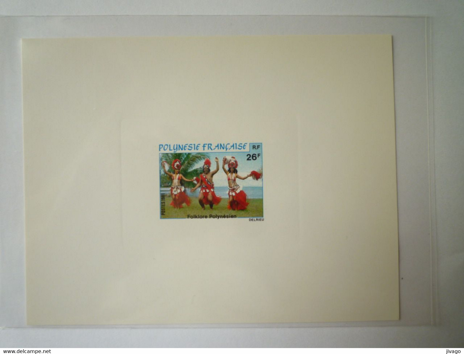 2022 - 3318  EMISSION  LUXE   1981  -  FOLKLORE POLYNESIEN  26F    XXX - Covers & Documents