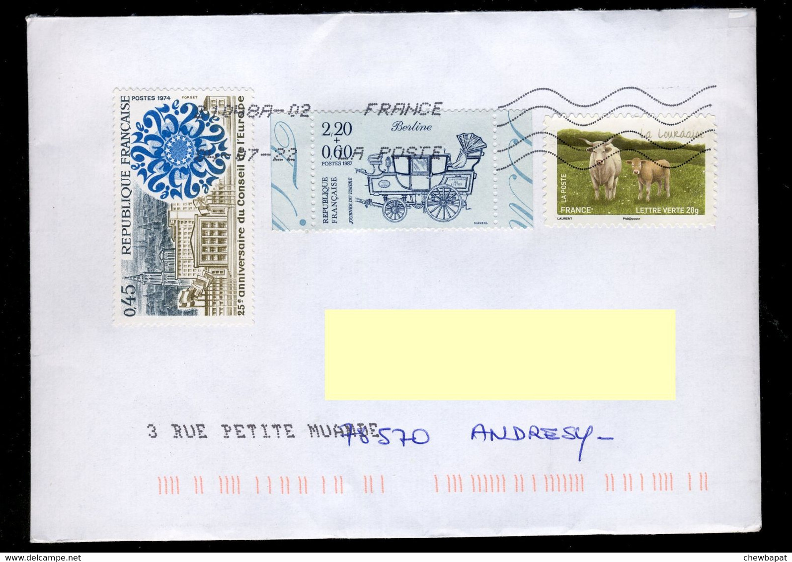 France - Oblitéré 07-2022 - Enveloppe Y&T N° 1792 - 2469 - AA 962 - Covers & Documents