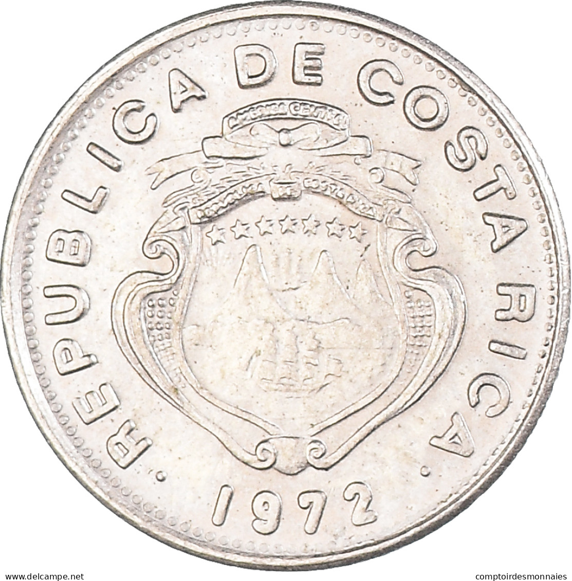 Monnaie, Costa Rica, 5 Centimos, 1972 - Costa Rica