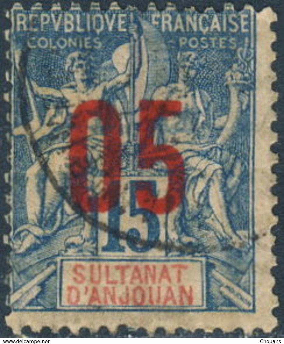 Anjouan 1912. ~ YT 22 Par 2 - 05 / 15 C. Type Sage - Oblitérés
