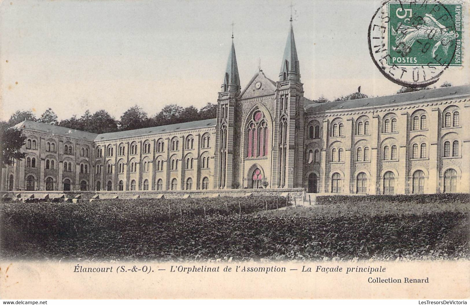 CPA - 78 - ELANCOURT - L'orphlinat De L'assomption - La Façade Principale - Colorisée - Elancourt