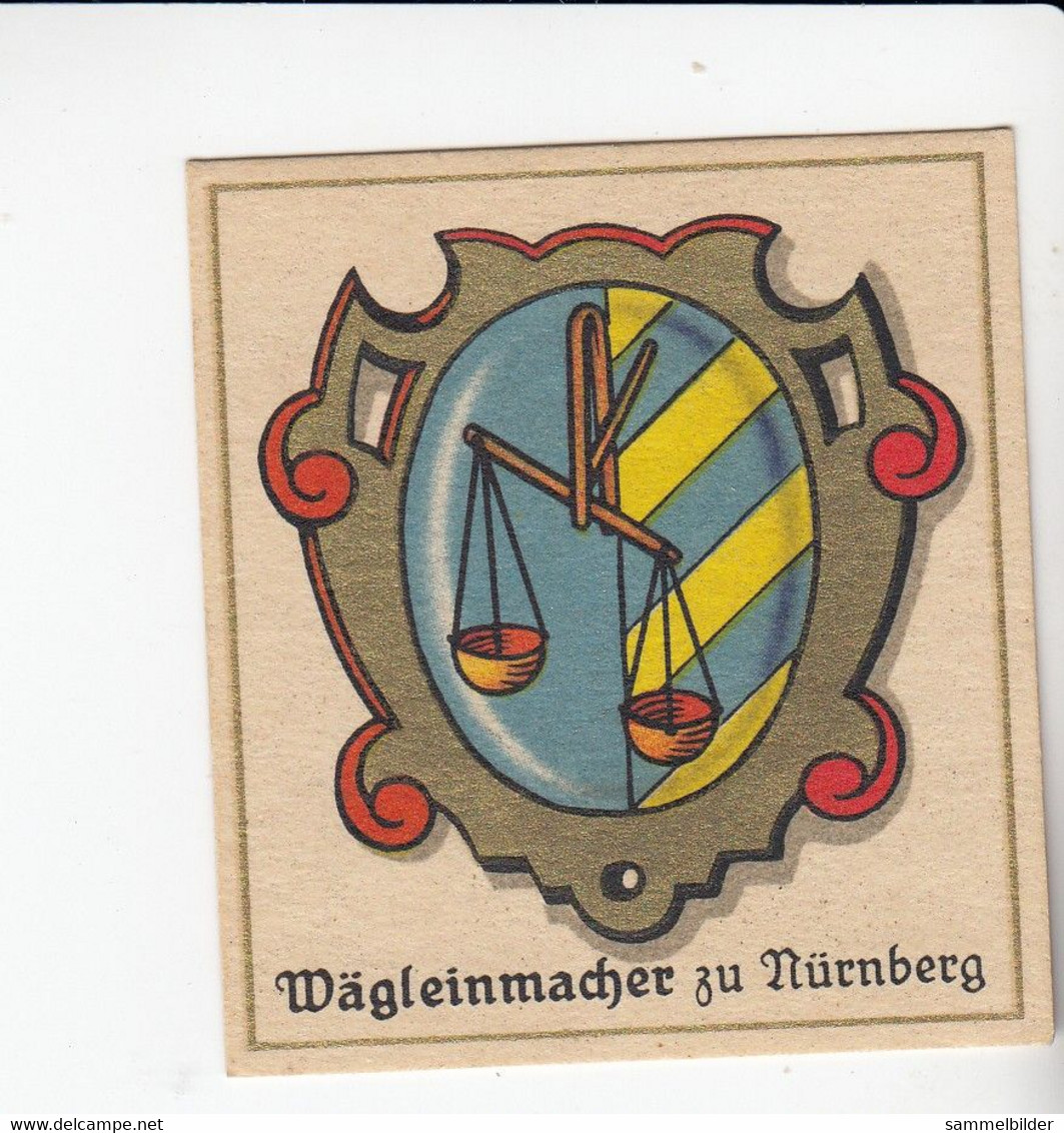 Aurelia Deutsche Zunftwappen Wägleinmacher  Zu Nürnberg   Bild #128 Von 1935 - Collections & Lots