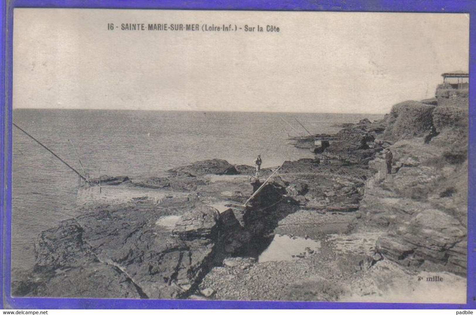 Carte Postale 44. Sainte-Marie-sur-mer  Pêche Aux Carrelets  Très Beau Plan - Aigrefeuille-sur-Maine