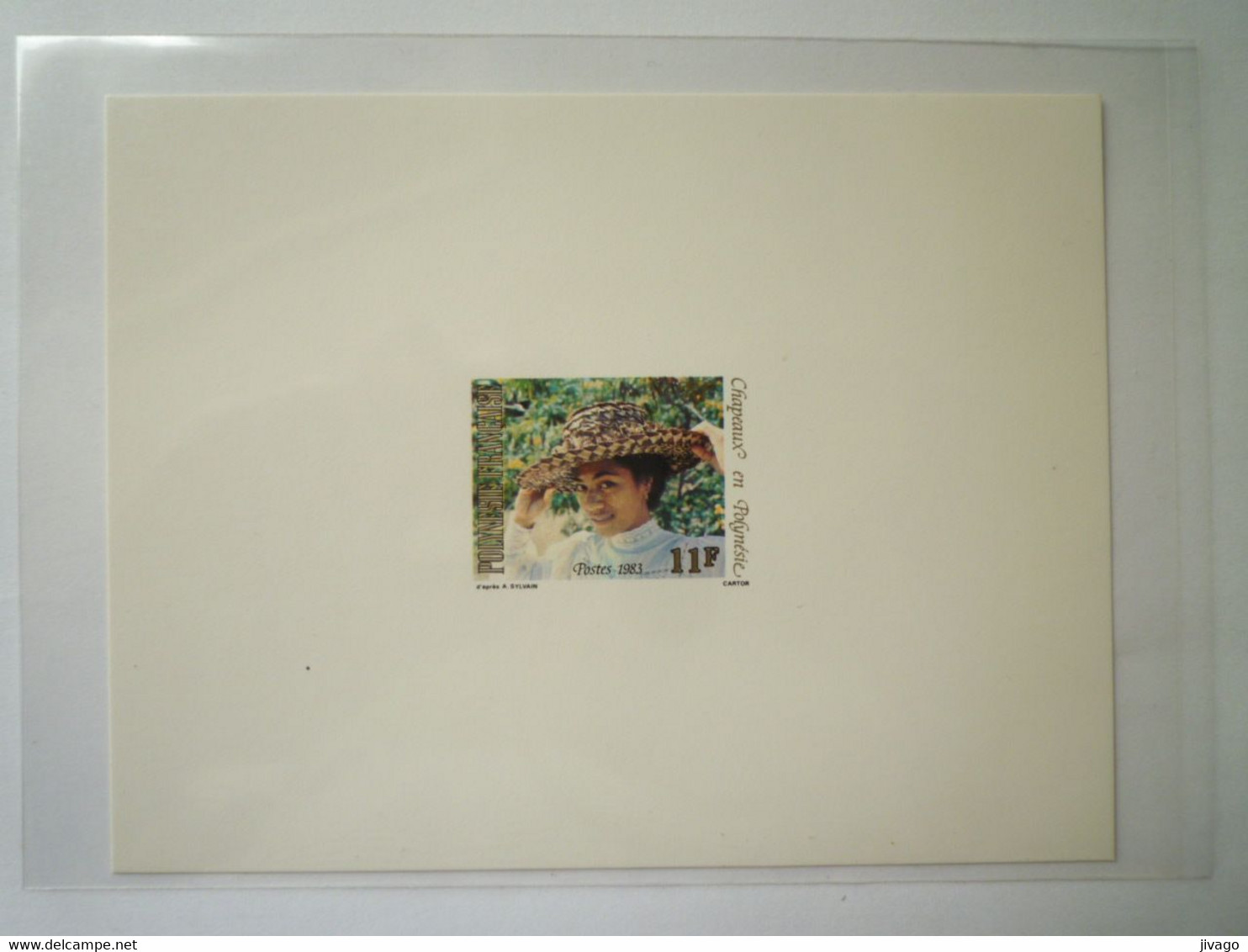 2022 - 3336  EMISSION  LUXE  1983  -  CHAPEAUX EN POLYNESIE  11F   XXX - Storia Postale