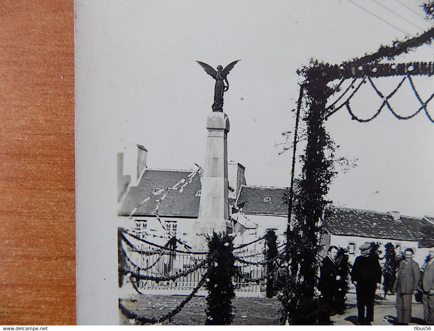 PLONEVEZ DU FAOU  CHATEAUNEUF DU FAOU MISSION LAVEZO JEZUZ DECORATION MONUMENT AUX MORTS CARTE PHOTO - Plonevez-du-Faou