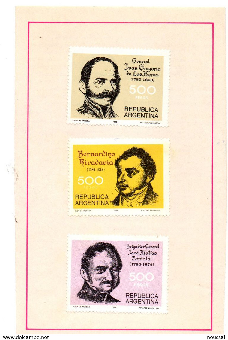 Tarjeta Con Sellos De 1980 - Covers & Documents