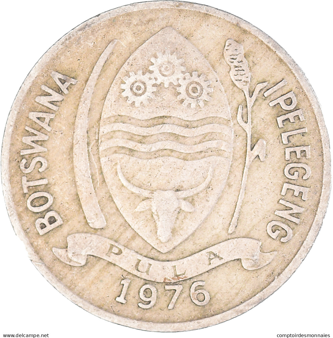 Monnaie, Botswana, 10 Thebe, 1976 - Botswana