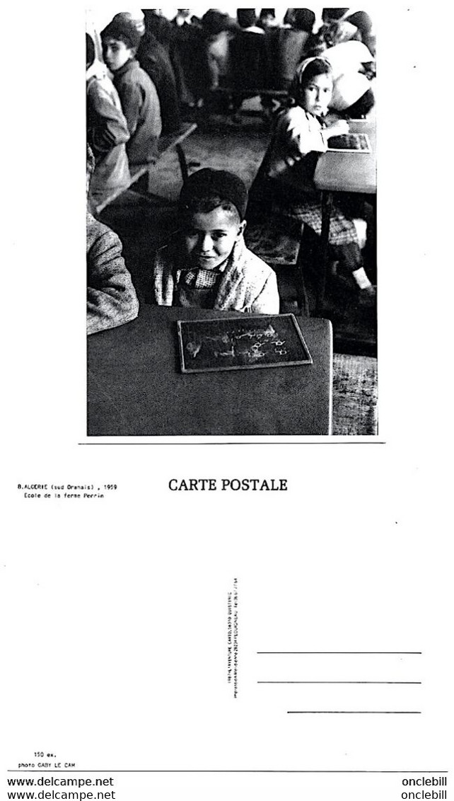 Oran Algerie écolier Ferme Perrin Aventure Carto 1959 Tirage Limité état Superbe - Niños