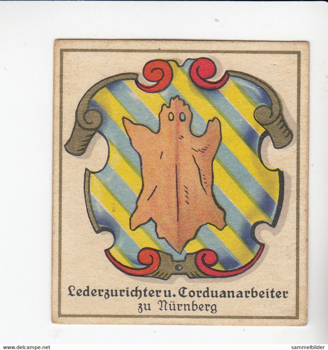 Aurelia Deutsche Zunftwappen Lederzurichter Und Corduanarbeiter Zu Nürnberg   Bild #56 Von 1935 - Colecciones Y Lotes