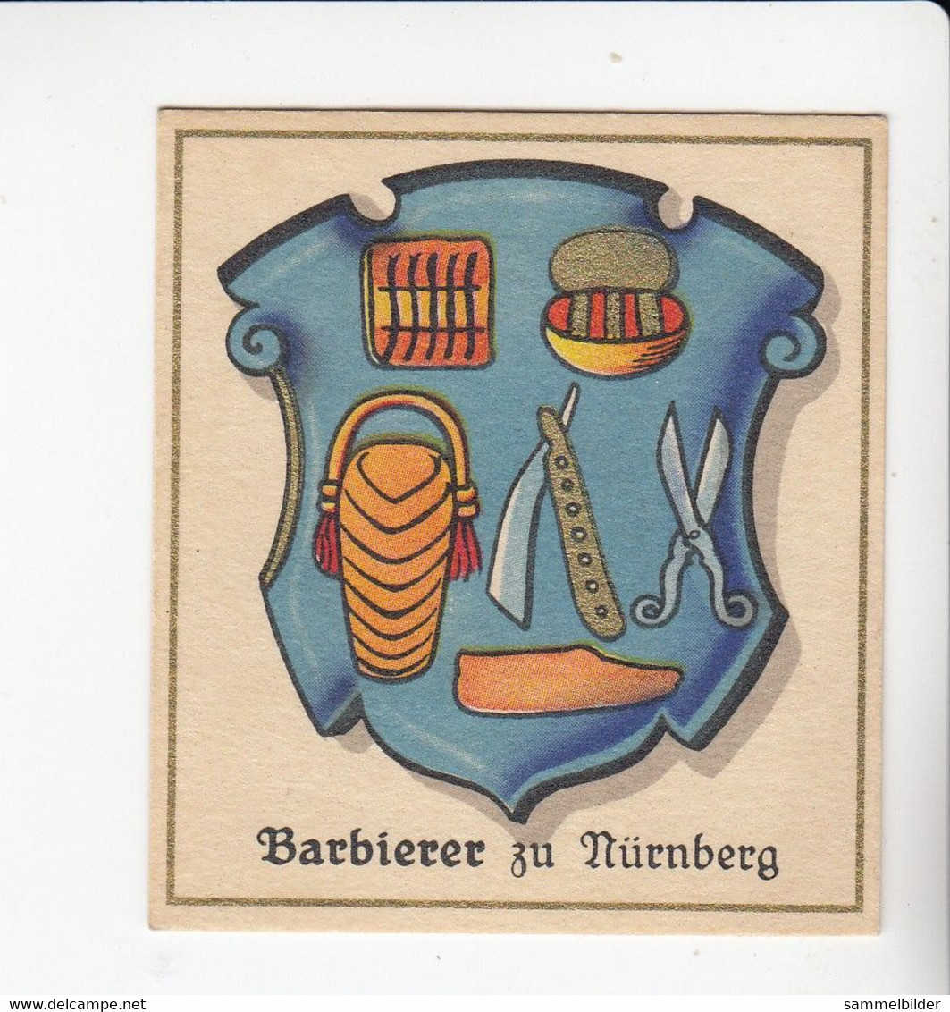 Aurelia Deutsche Zunftwappen Barbierer  Zu Nürnberg   Bild #71 Von 1935 - Colecciones Y Lotes