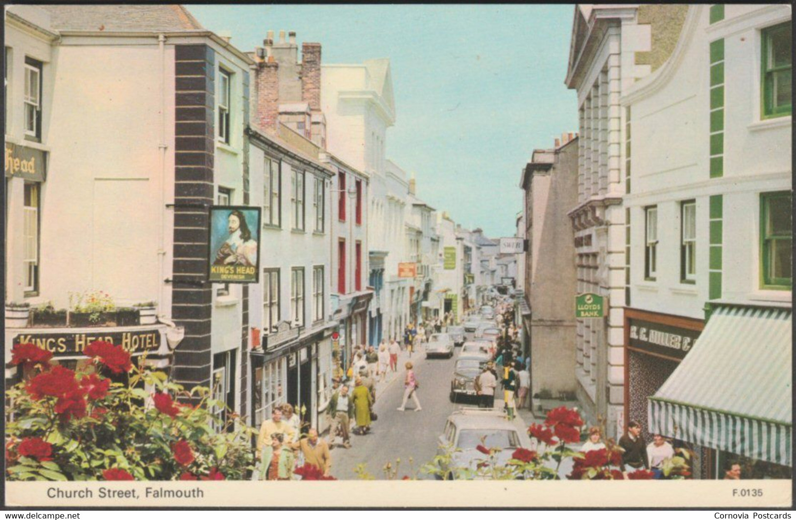 Church Street, Falmouth, Cornwall, C.1972 - ETW Dennis Postcard - Falmouth