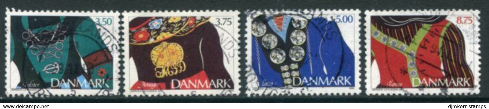 DENMARK 1993 Traditional Costume Decoaration Used. Michel 1064-67 - Gebruikt