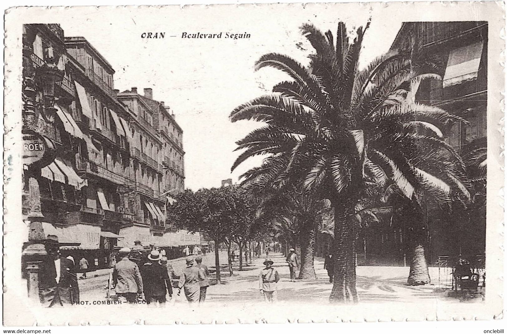 Oran Algerie 2 Cpa Bd Seguin Cathédrale 1930 état Superbe - Enfants