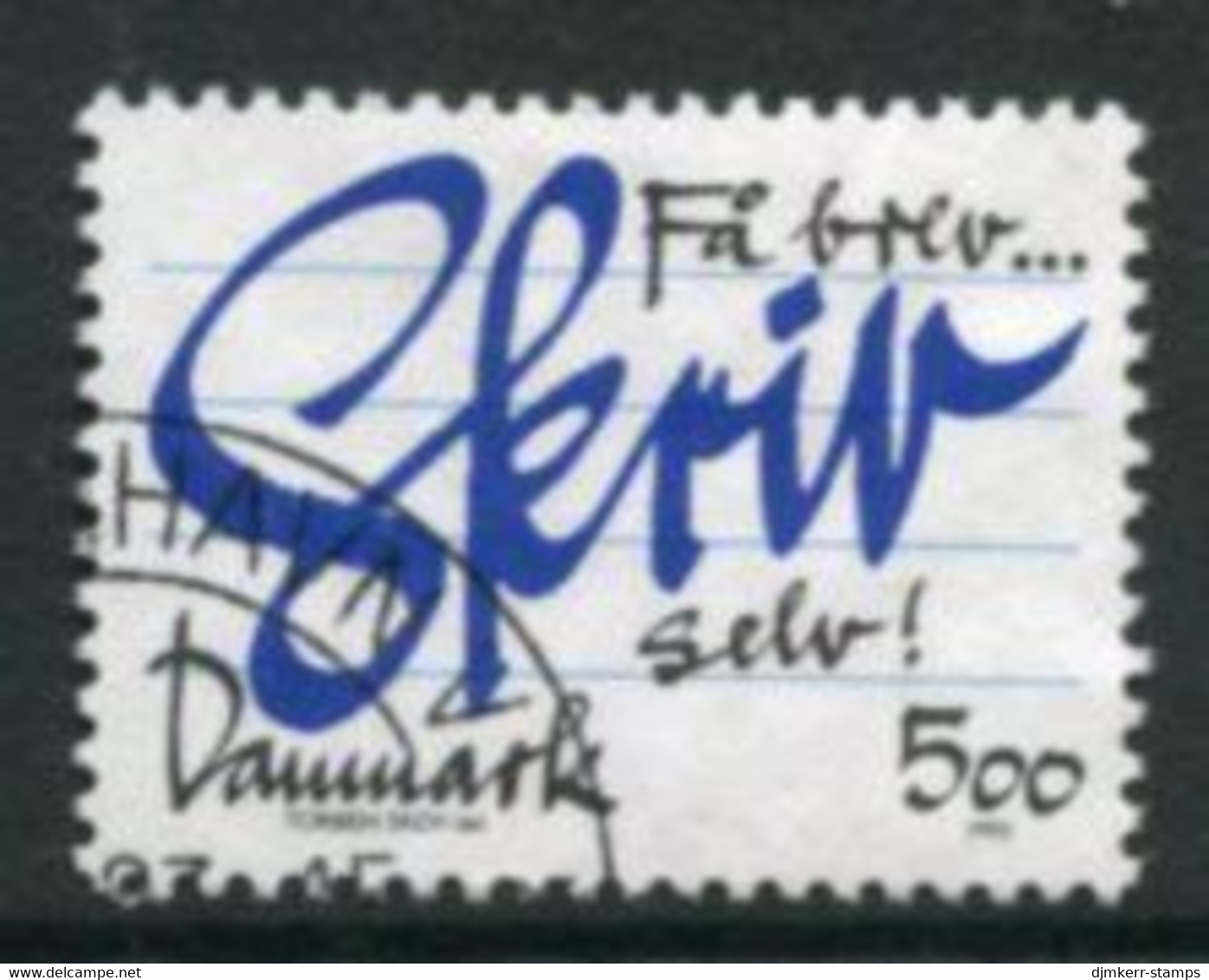 DENMARK 1993 Letter-writing Campaign  Used. Michel 1062 - Usati