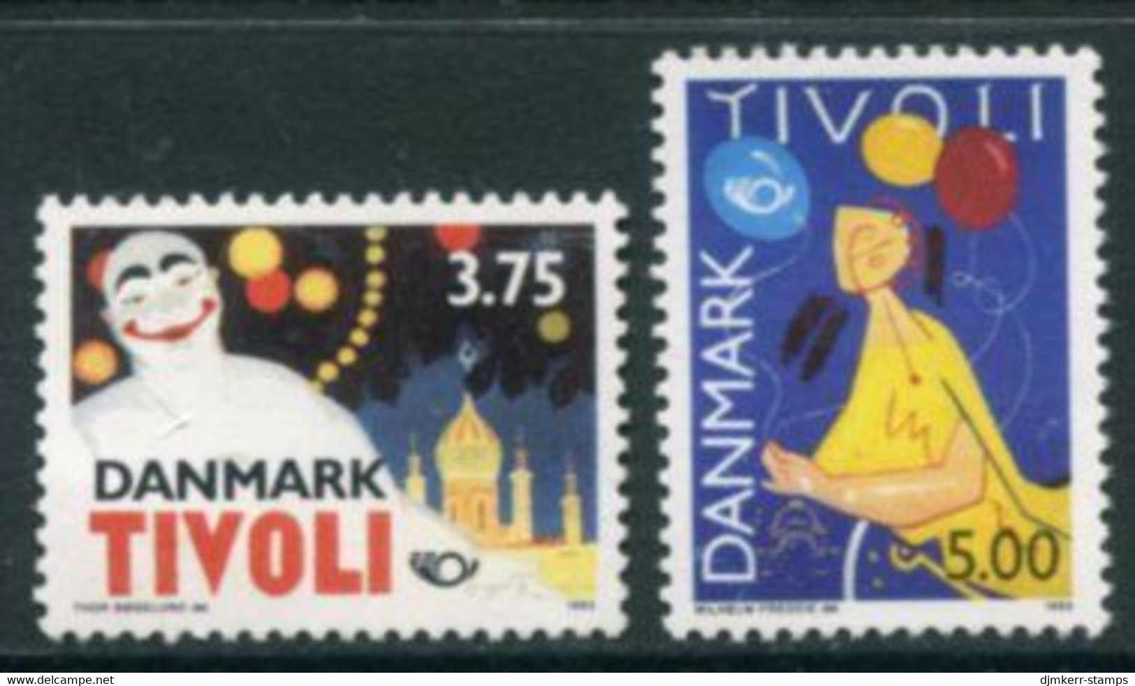 DENMARK 1993 Tourist Attractions: Tivoli MNH / **. Michel 1054-55 - Ongebruikt