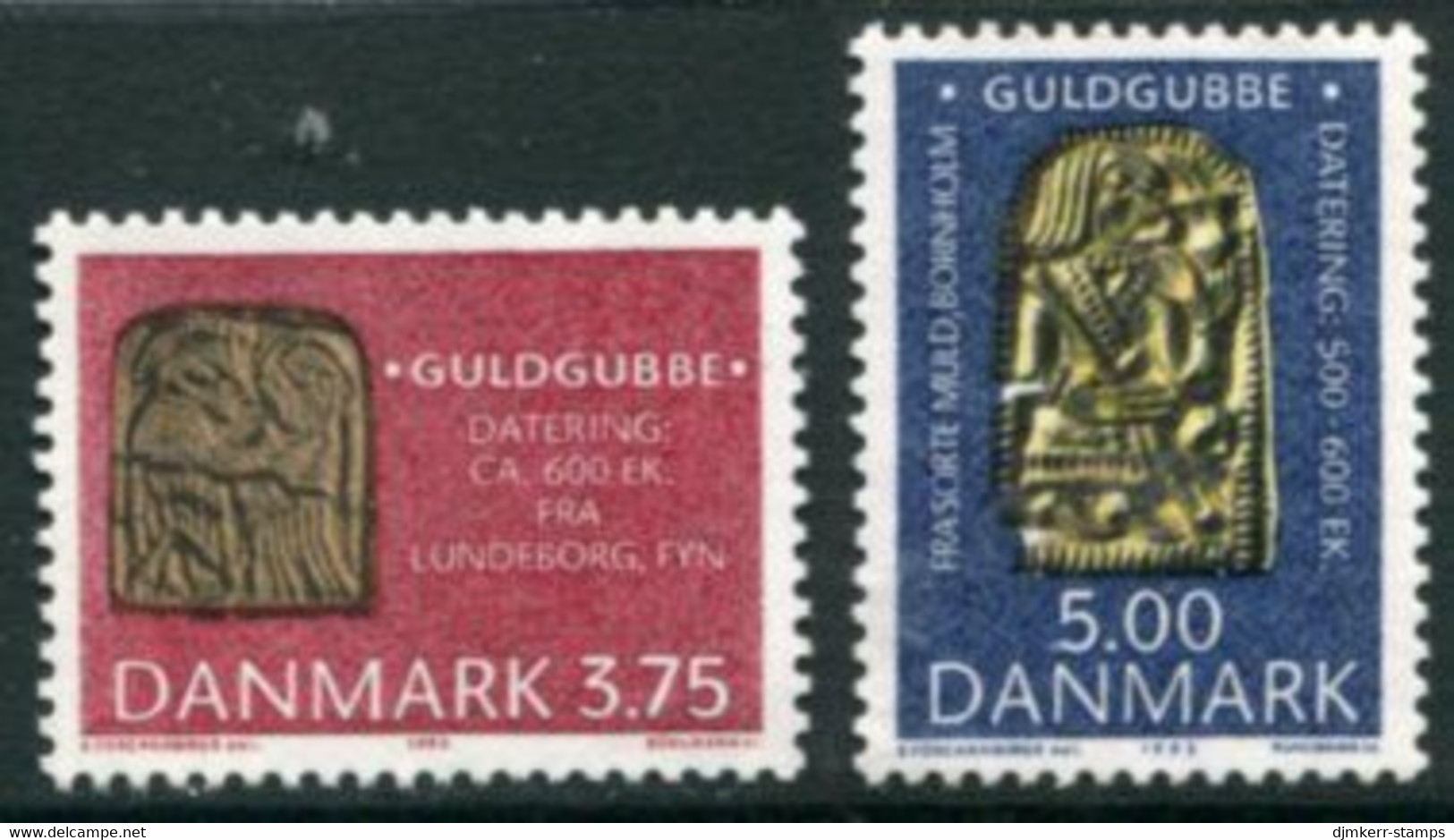 DENMARK 1993 Archaeological Finds MNH / **   Michel 1046-47 - Unused Stamps
