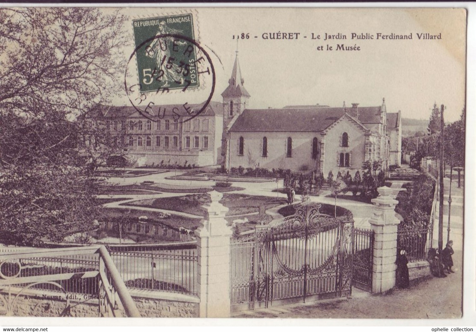 Guéret - Le Jardin Public Ferdinand Villard Et Le Musée - 308 - Guéret