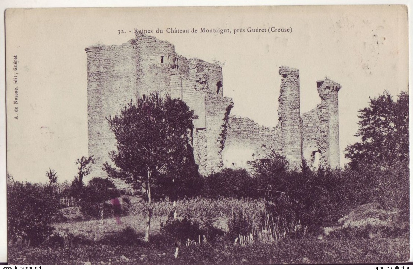 Guéret - Ruines Du Château De Montaigut - 310 - Guéret