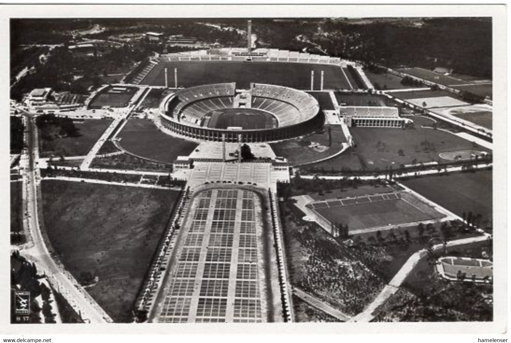 52785 - Deutsches Reich - 1936 - AnsKte "Reichssportfeld", Ungebraucht - Olympic Games