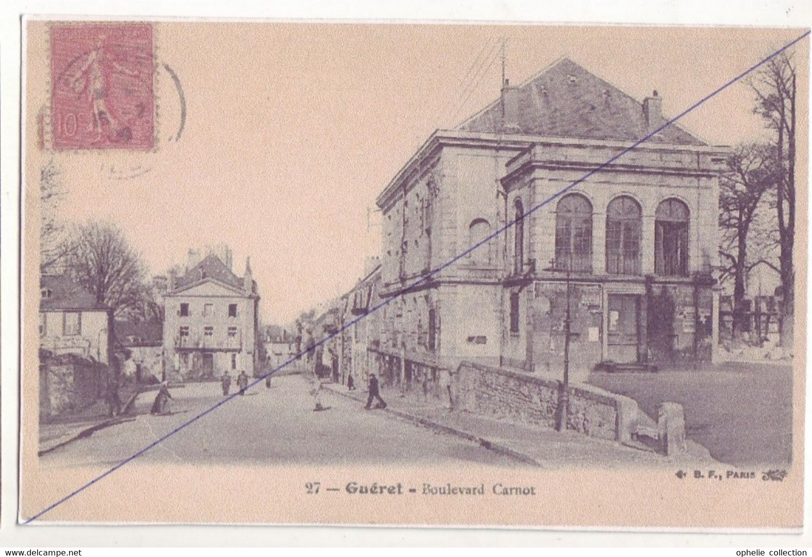 Guéret - Boulevard Carnot - Attention : Réimpression D'une Carte Postale Ancienne - 313 - Guéret