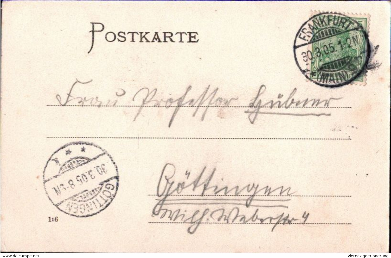 ! Alte Ansichtskarte, Straßenbahnen, Tram, Frankfurt Am Main, Hauptbahnhof, 1905 - Stazioni Senza Treni