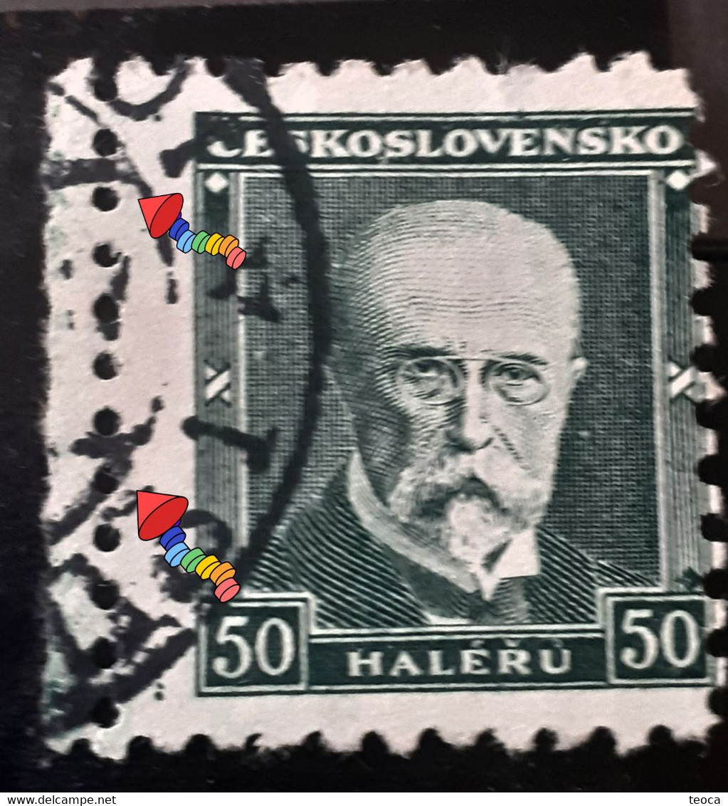 Errors Czechoslovakia 1930 #Mi 295  Thomas Masaryk President Used - Variétés Et Curiosités