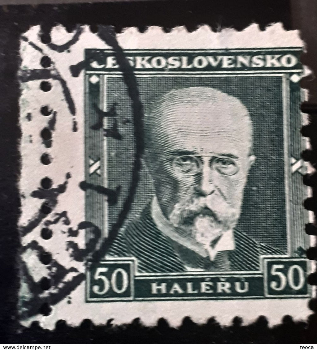 Errors Czechoslovakia 1930 #Mi 295  Thomas Masaryk President Used - Abarten Und Kuriositäten