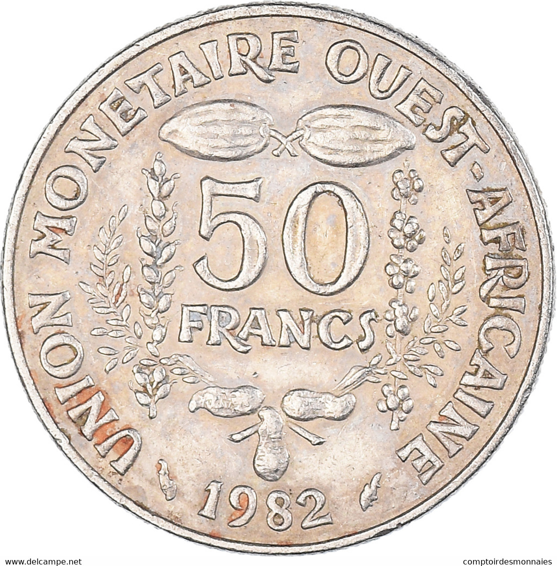 Monnaie, Communauté économique Des États De L'Afrique De L'Ouest, 50 Francs - Côte-d'Ivoire