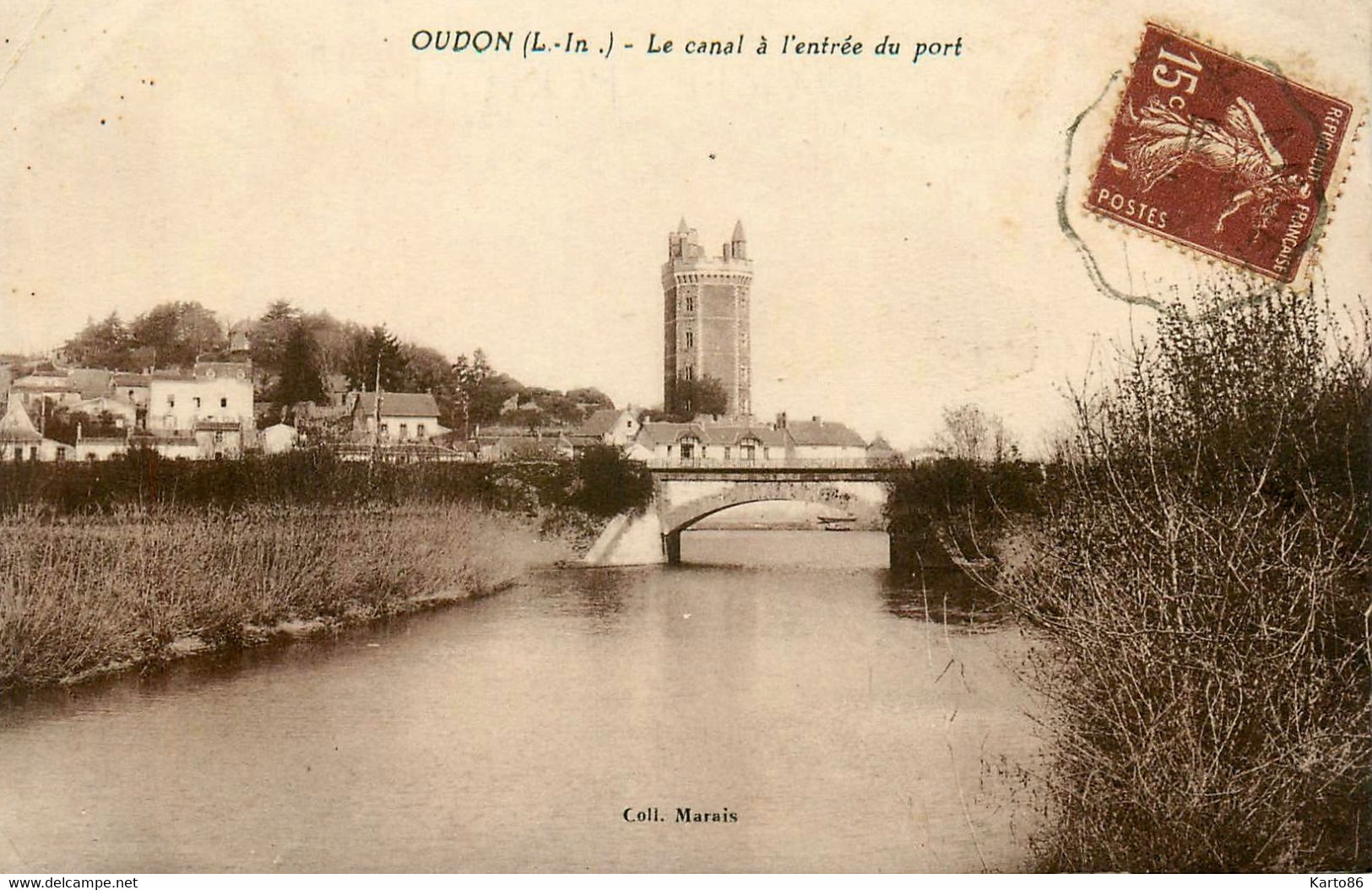 Oudon * Le Canal à L'entrée Du Port * Village - Oudon