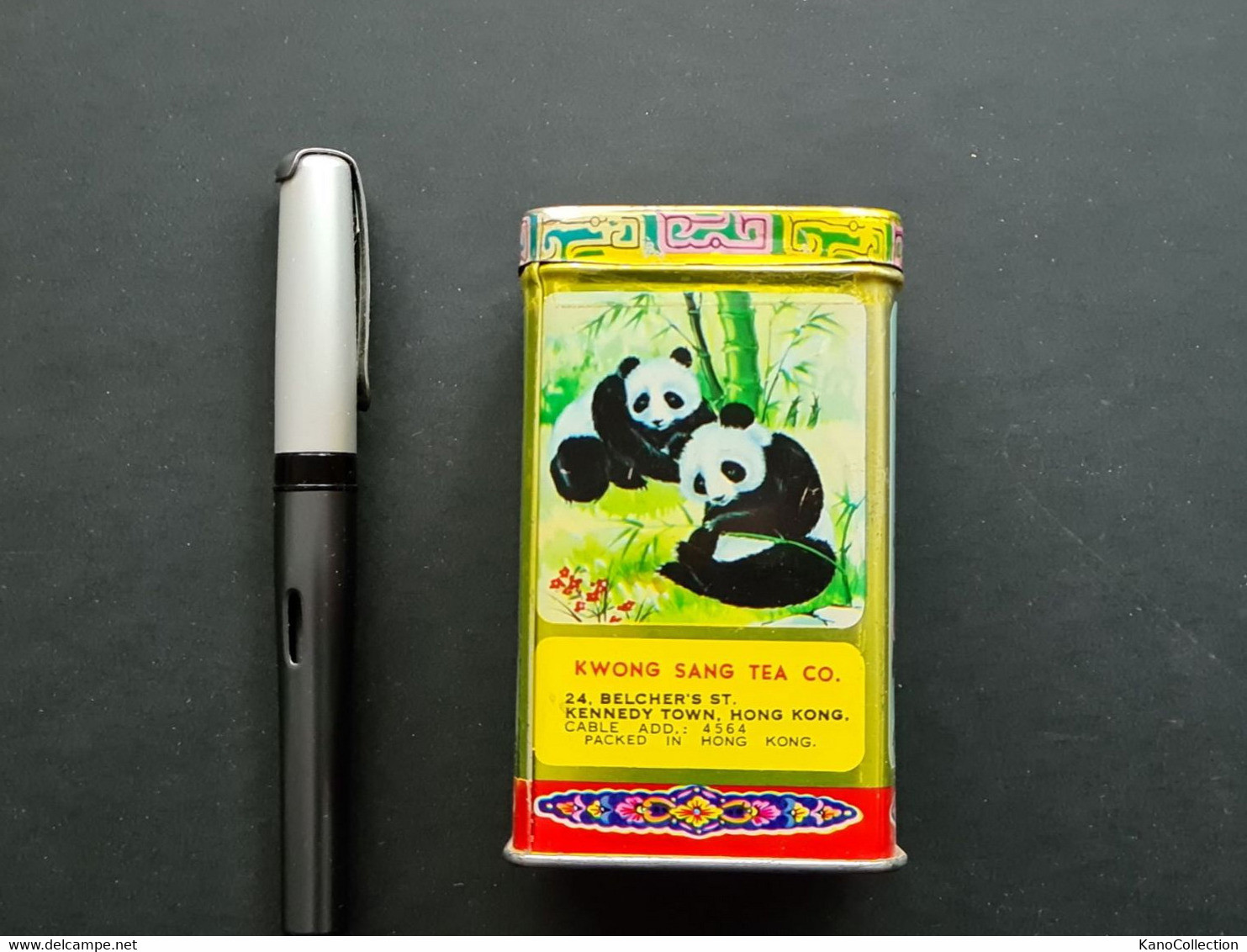 China-Teedose, Panda-Motiv - Dosen