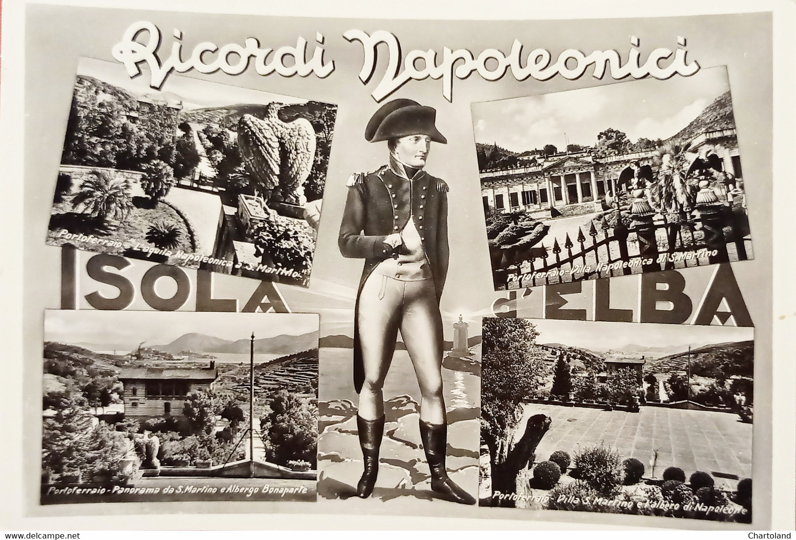 Cartolina - Ricordi Napoleonici - Isola D'Elba - Vedute Diverse - 1955 Ca. - Livorno