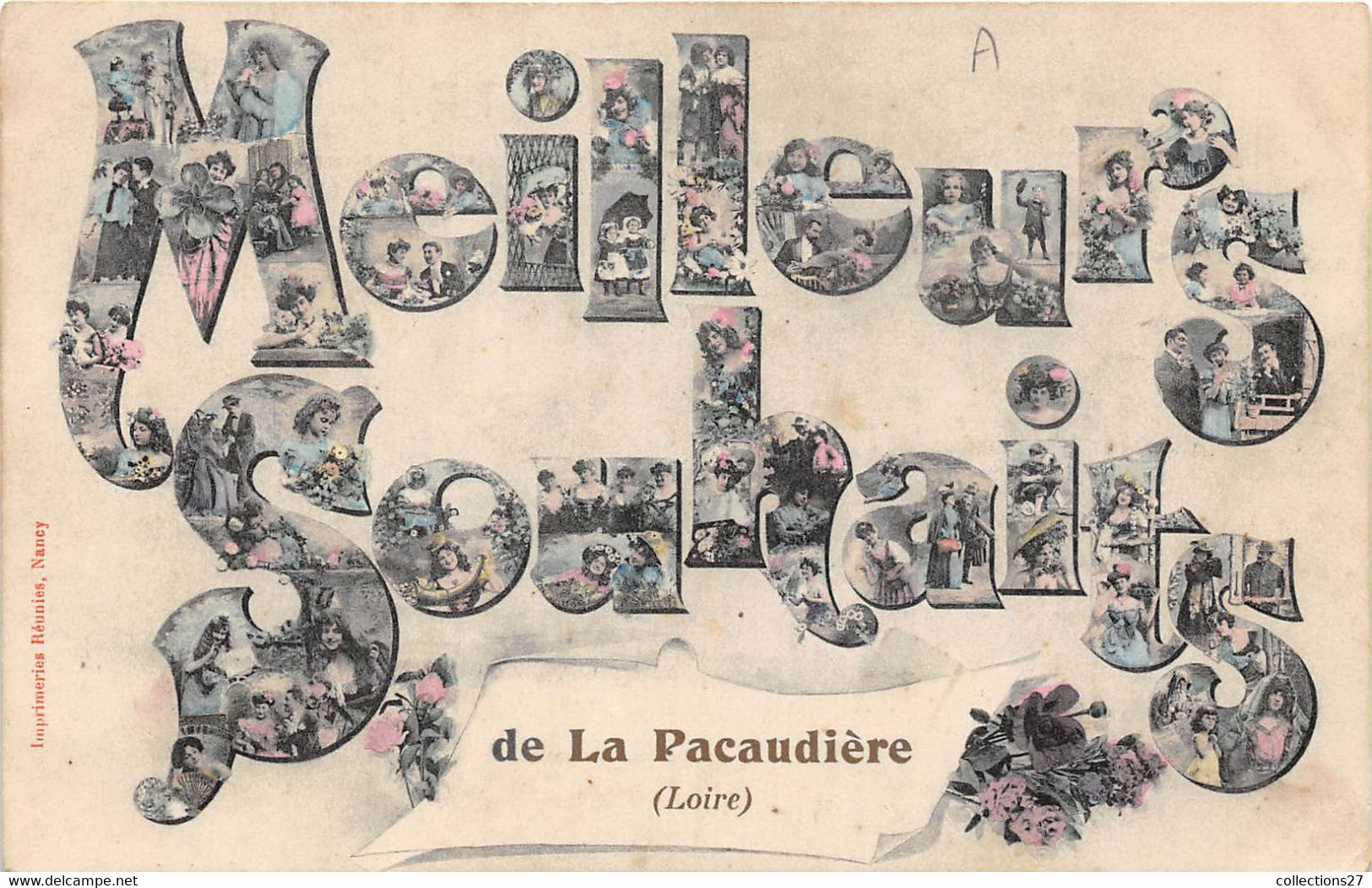 42-LA PACAUDIERE- MEILLEURS SOUHAITS DE LA PACAUDIERE - La Pacaudiere