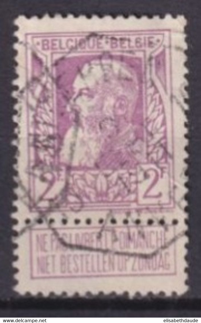 BELGIQUE - 1905 - YVERT N° 80 OBLITERES - COTE = 25 EUR. - 1905 Breiter Bart