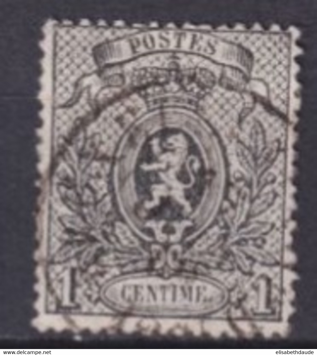 BELGIQUE - 1866 - YVERT N° 23 OBLITERE - COTE = 20 EUR. - 1866-1867 Blasón