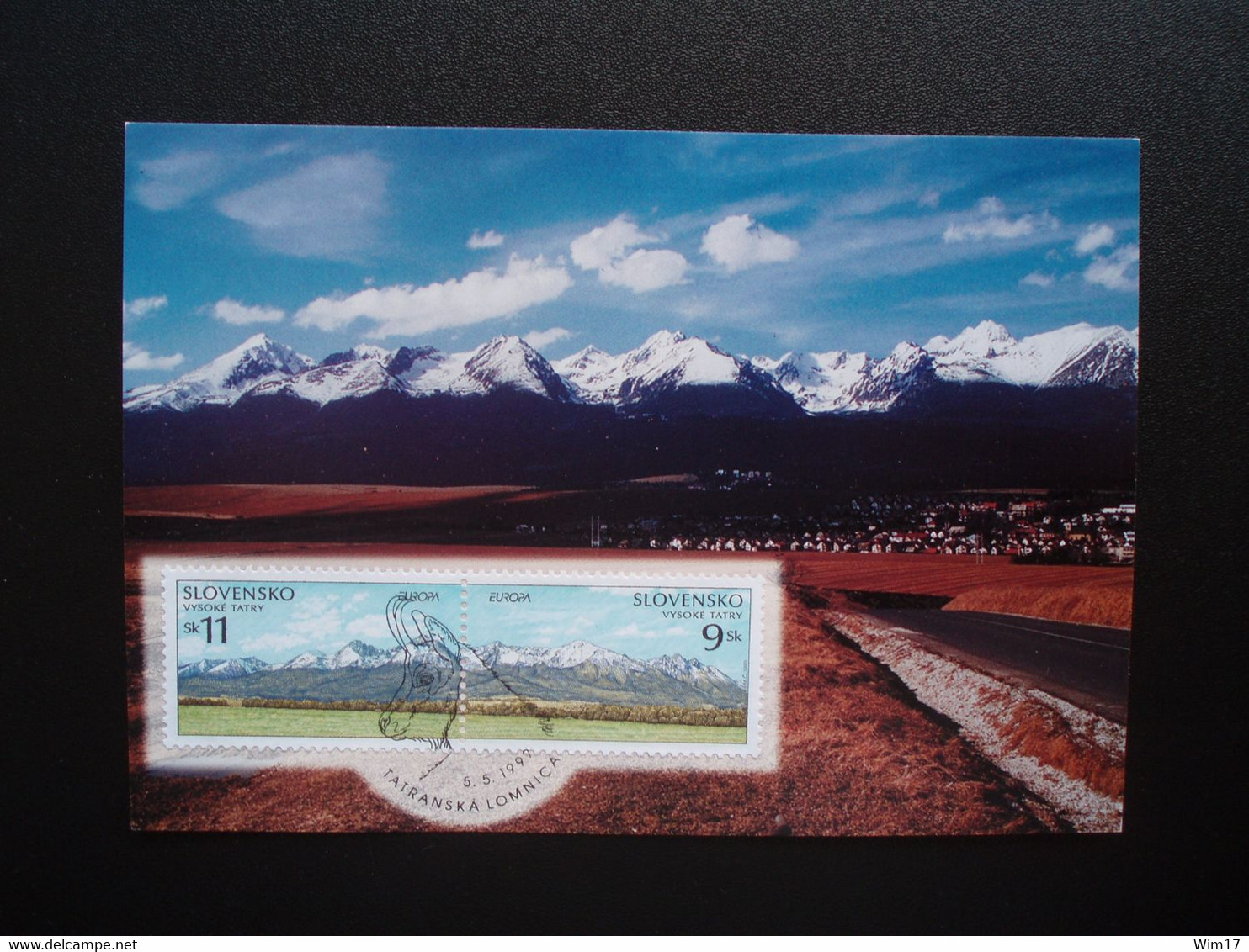 SLOVAKIA SLOVENSKO 1999 UROPA CEPT MAXIMUM CARD SLOWAKIJE - Storia Postale