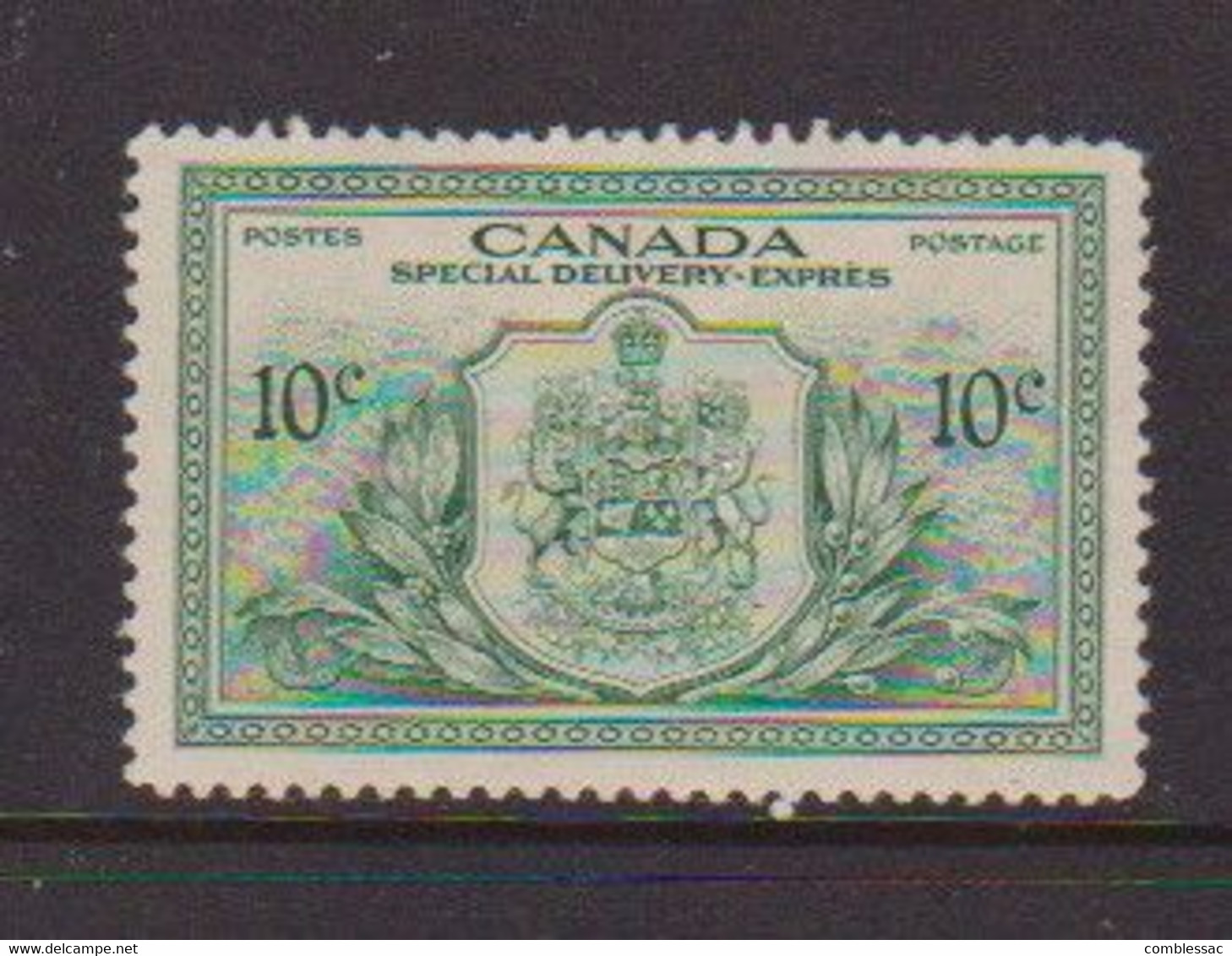 CANADA    Special  Delivery   10c  Green    MH - Airmail: Special Delivery