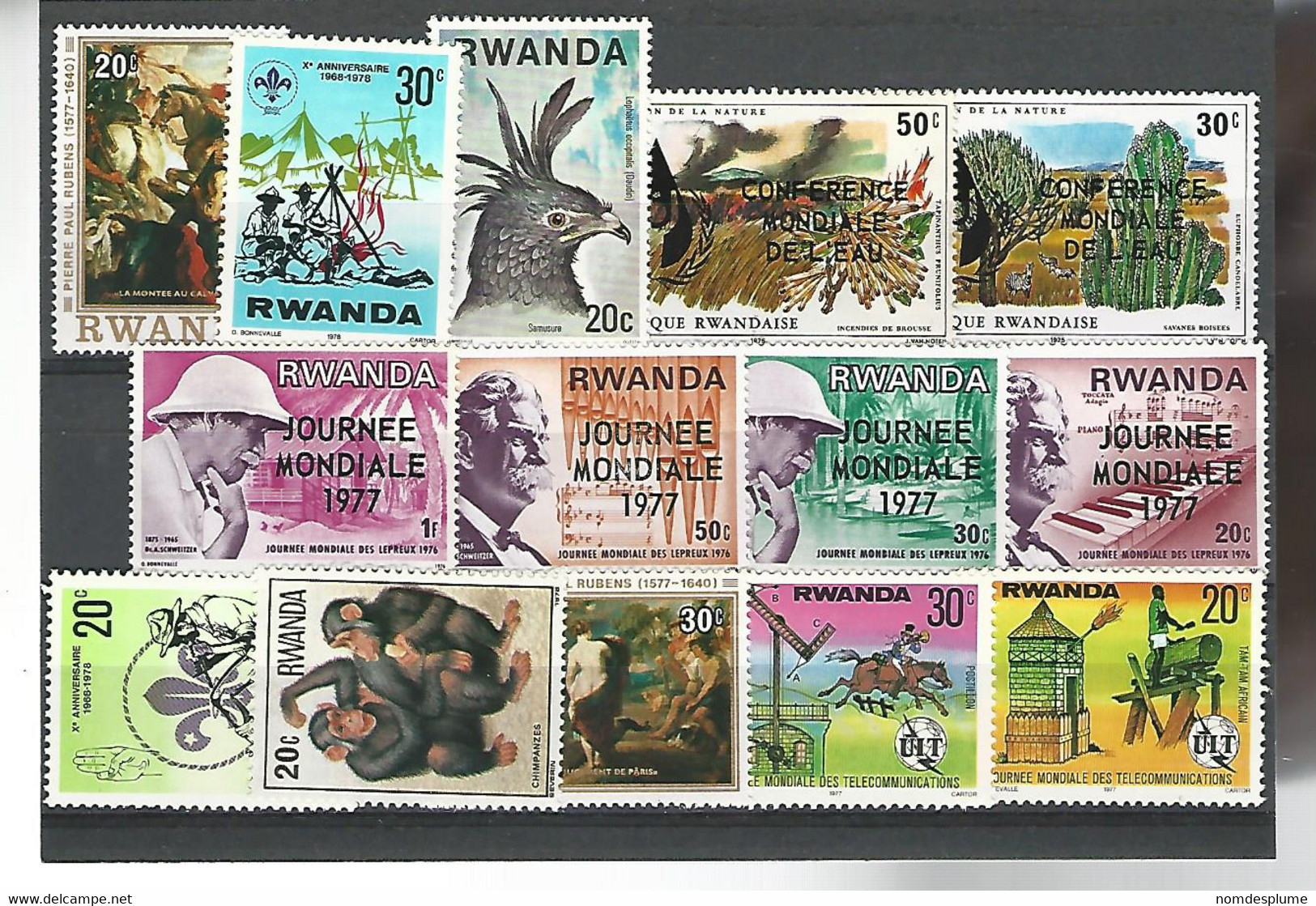 51161 ) Collection Rwanda - Sammlungen